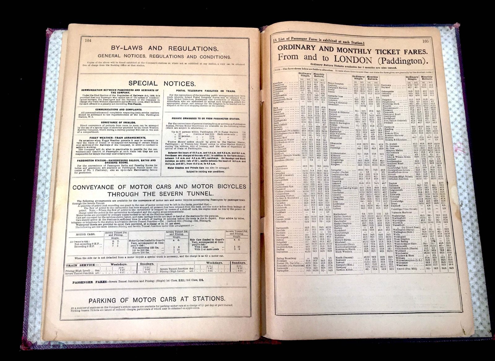 photo for sale Antique Ww2 Great Western Railway Timetable Booklet British Memorabilia 1943 Gwr