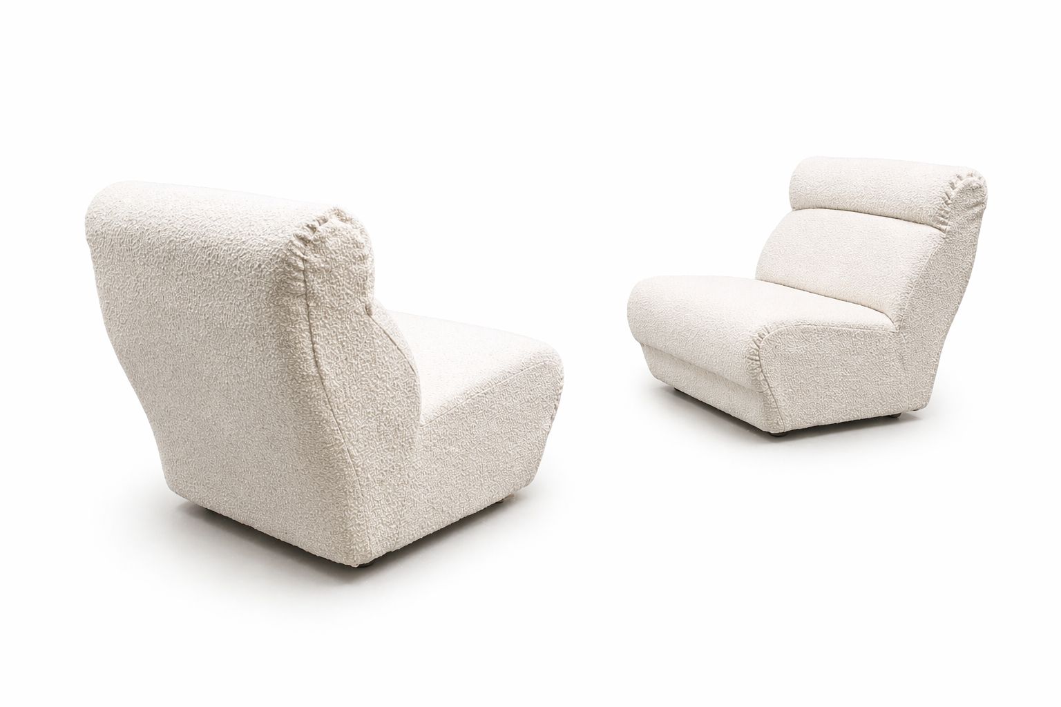 photo for sale Rolf Benz Living Room Set In Ivory Bouclé, Germany 1960s