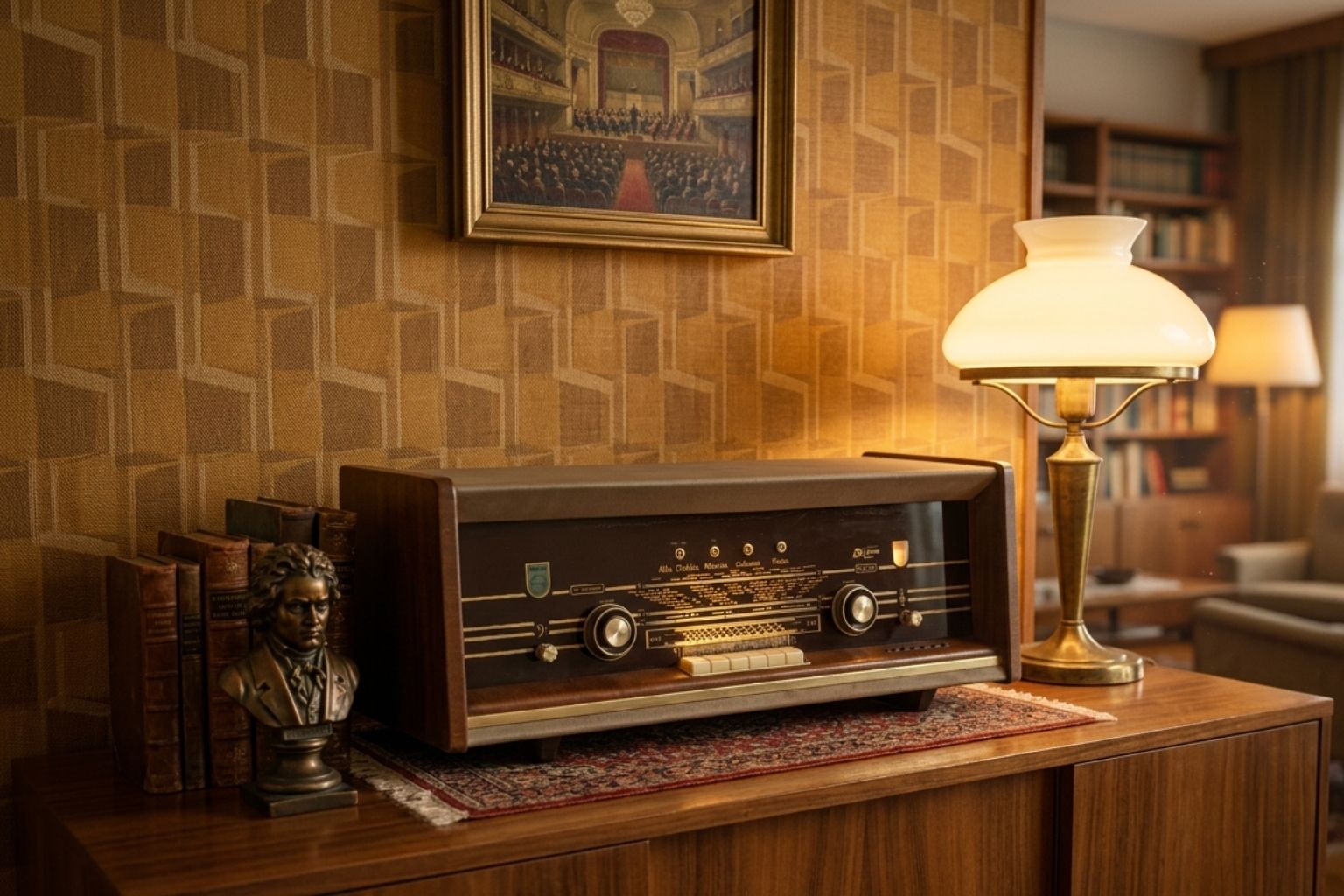 Radio Vintage Philips B6x72a "D'annunzio" 1957