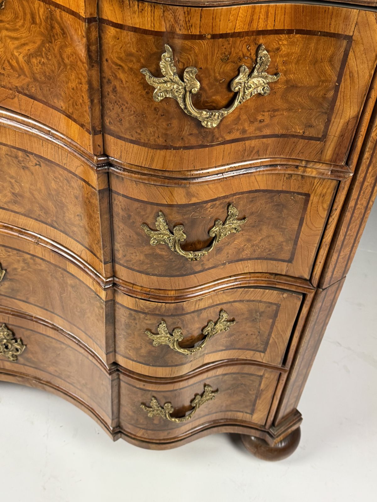 Furniture Danish Rococo Chest Of Drawers, 18th Century photo
