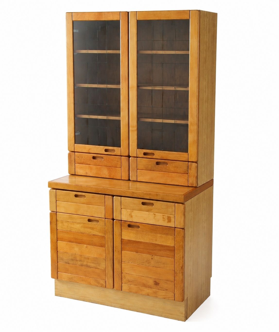 1970s Danish Vantinge Mobelindustri Oak Display Cabinet | Vintage Glass Fronted