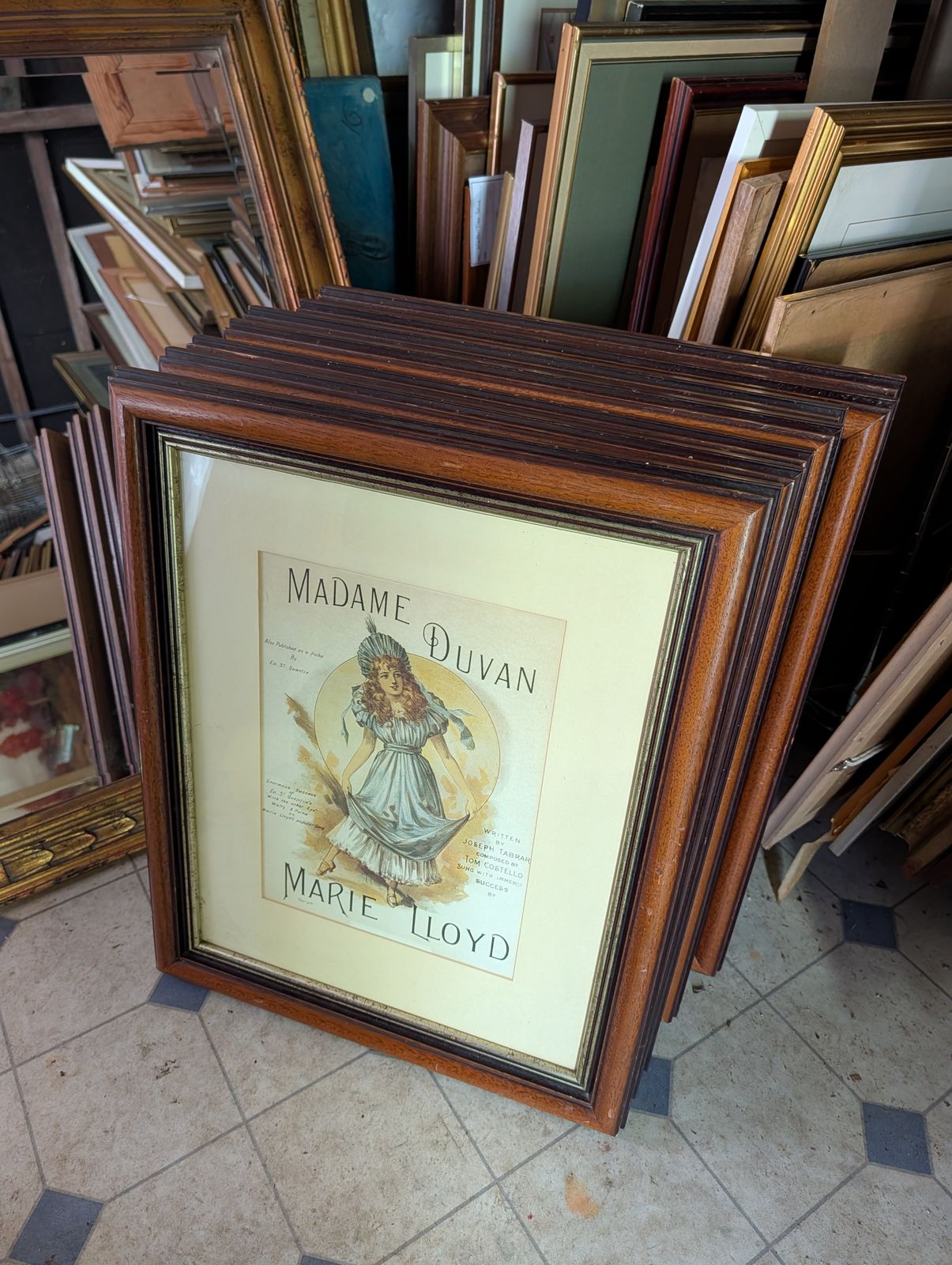 Rare Collection Of Victorian Music Hall Song Sheet Covers photo Art