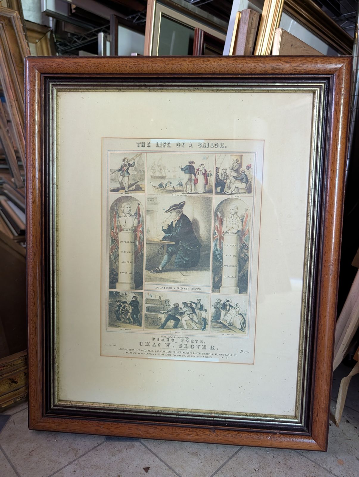 Rare Collection Of Victorian Music Hall Song Sheet Covers photo vinterior