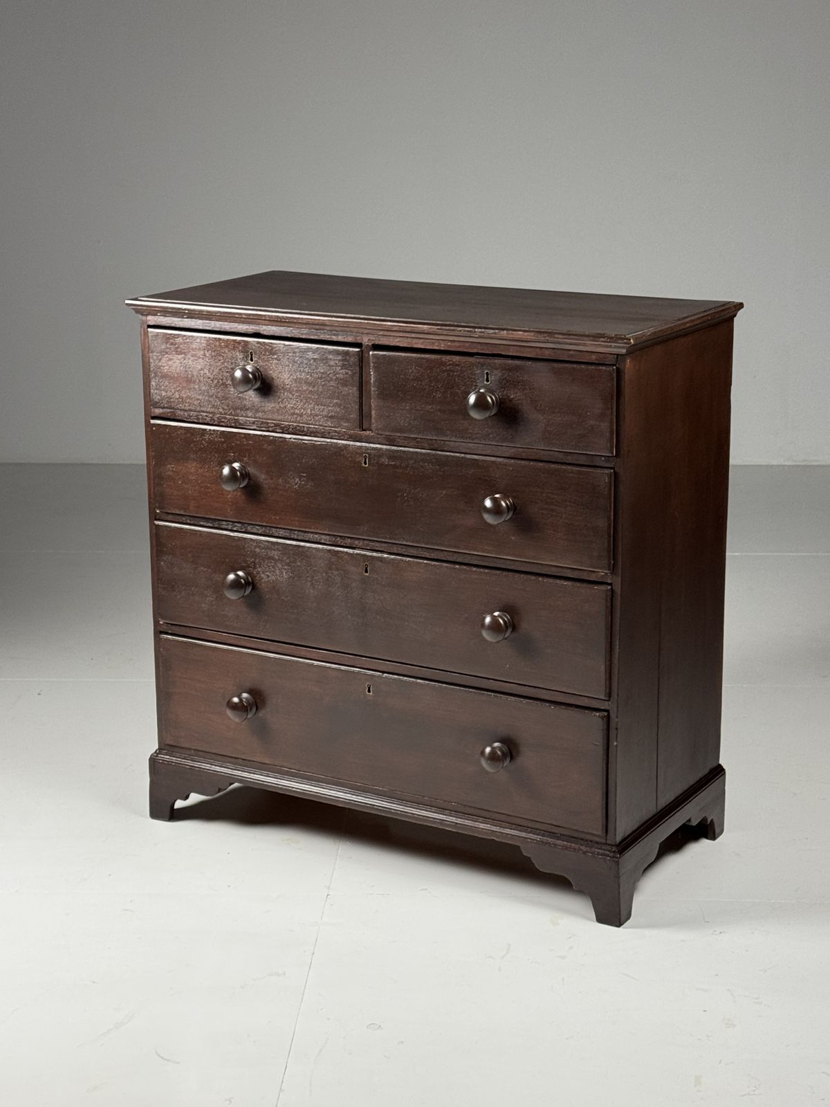 English 19th Century Oak Chest Of Drawers