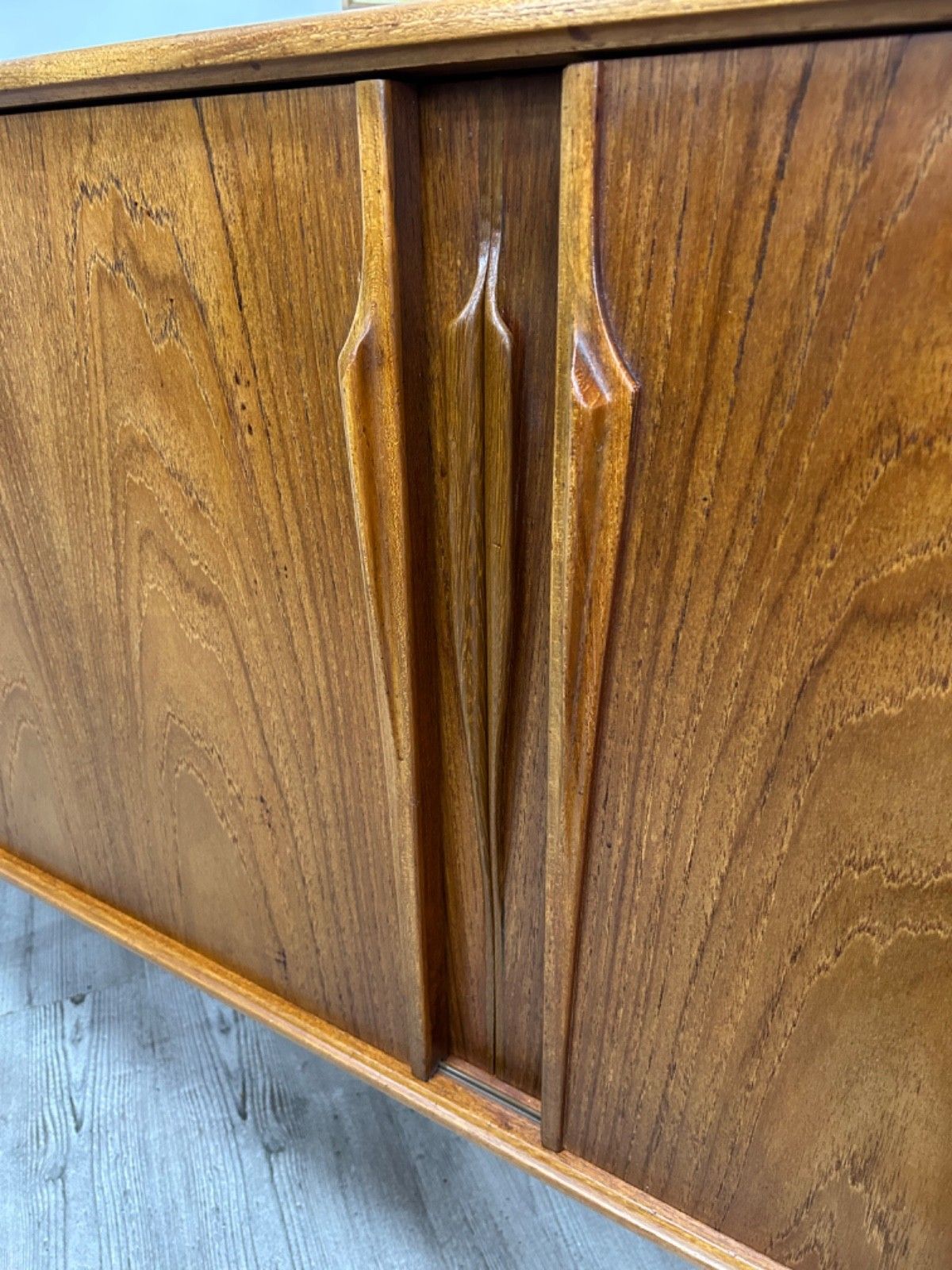 photo vintage Danish Teak Axel Christensen Sideboard Designed By Gunni Omann For Aco Mobler