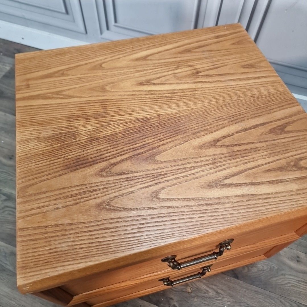 G Plan Bedside Tables Pair Albany Teak Two Drawer Cabinets Retro Vintage Mcm photo buy