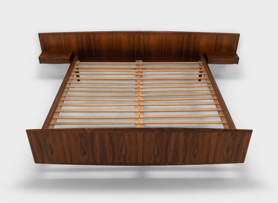 Furniture Danish Floating Bed By Sannemans Møbelfabrik. photo