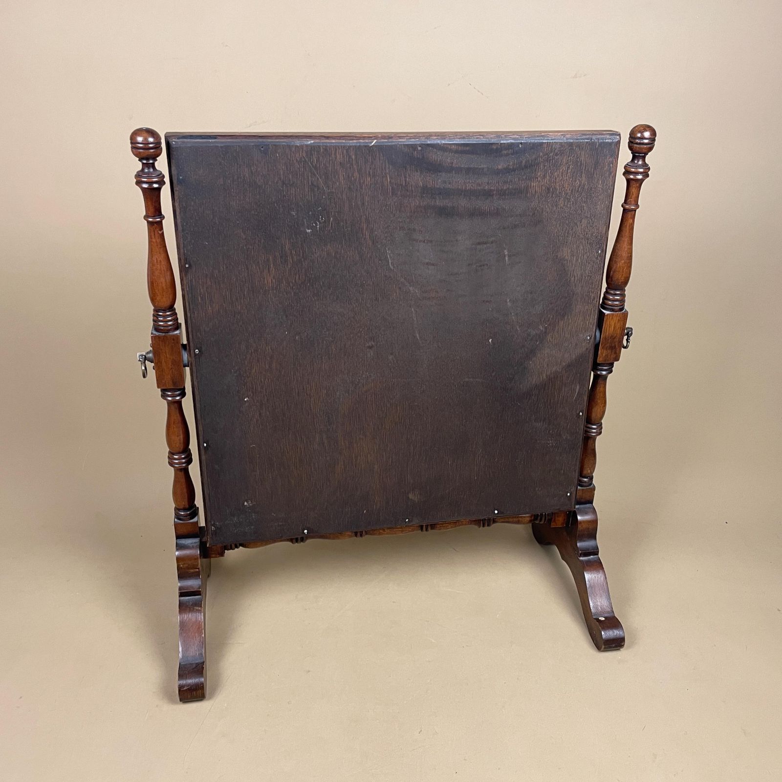 Antique Wooden Dressing Table Mirror Adjustable Tabletop Freestanding Stand Edwardian Small Cheval Make Up Shaving Mirror photo buy