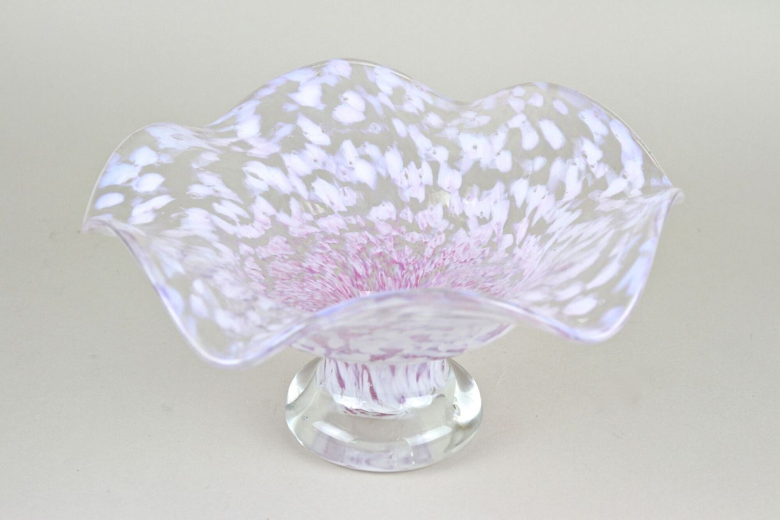 photo furniture 20th Century Murano Glass Centerpiece/ Bowl, Mid Century, Italy Ca. 1960