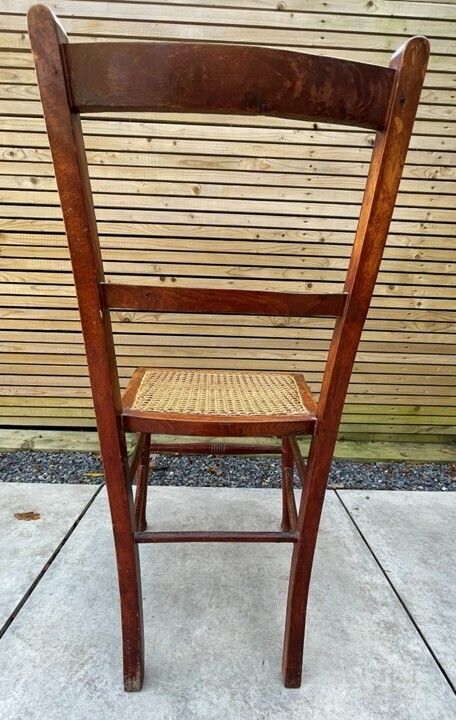 Antique Occasional Chair With Cane Seat photo Furniture