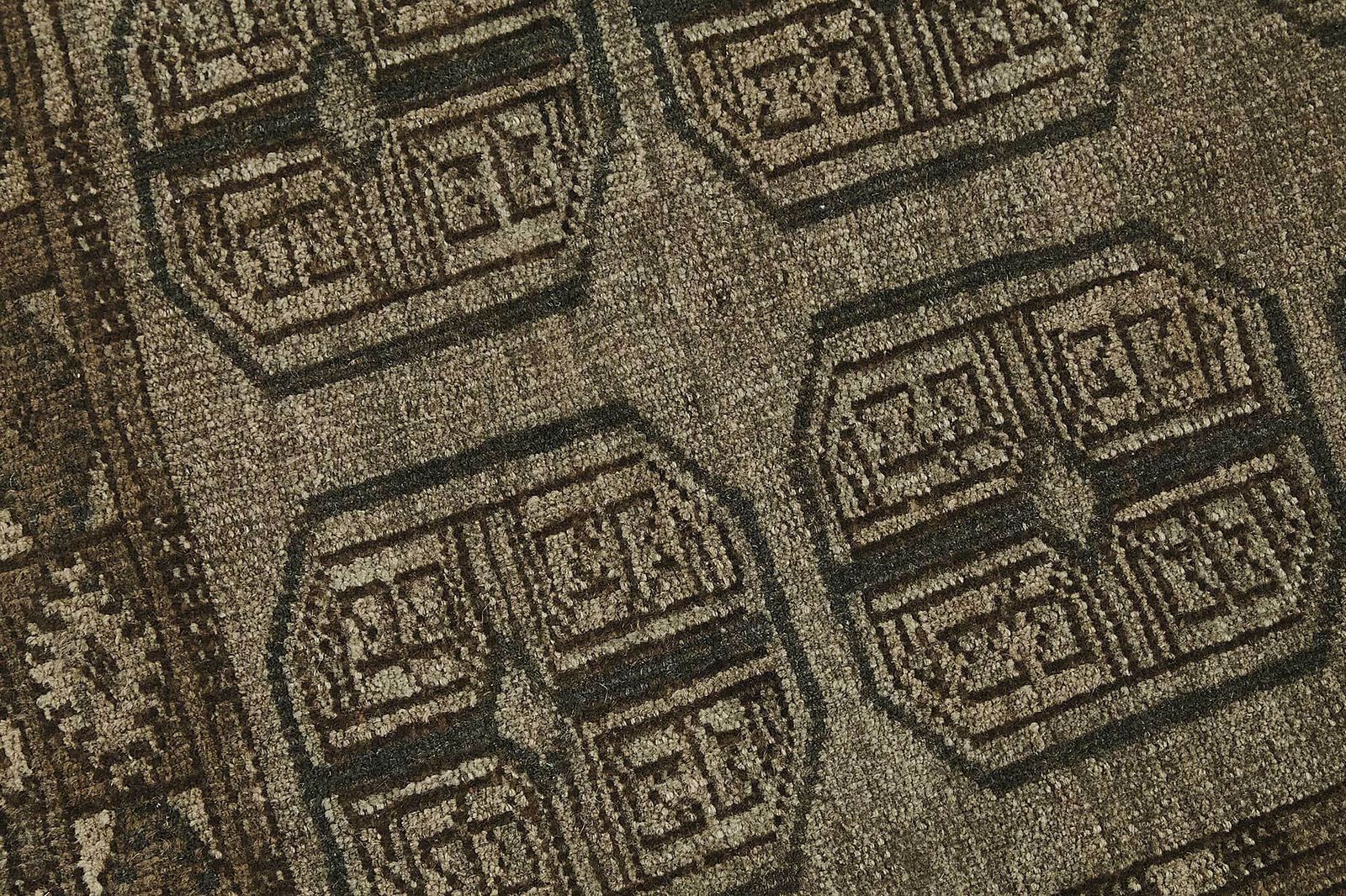 photo furniture Tapis d'époque afghan Ensari 3x4 beige   50121