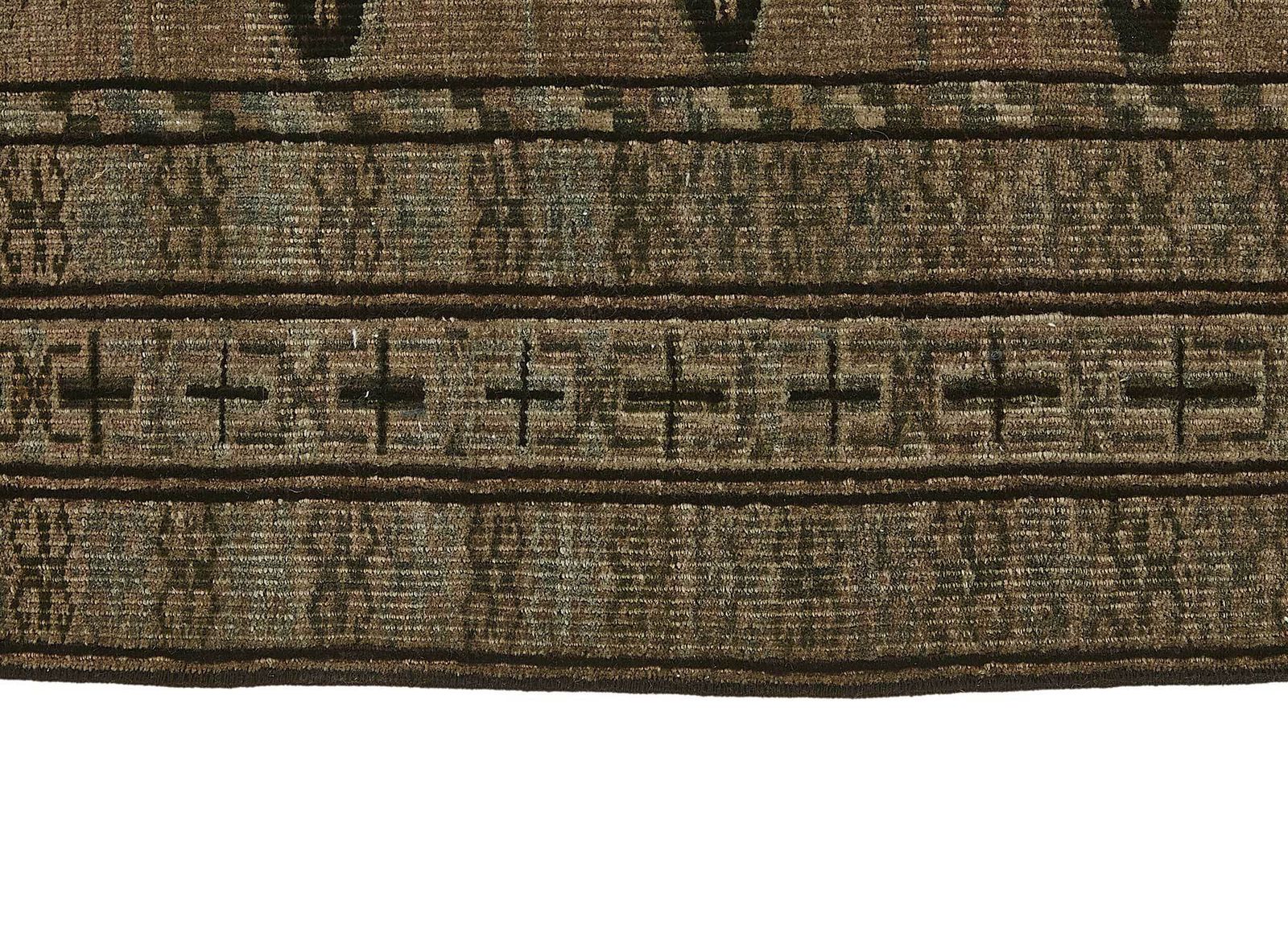 3x4 Beige Antique Ensari Turkmen Rug   50122 photo vintage