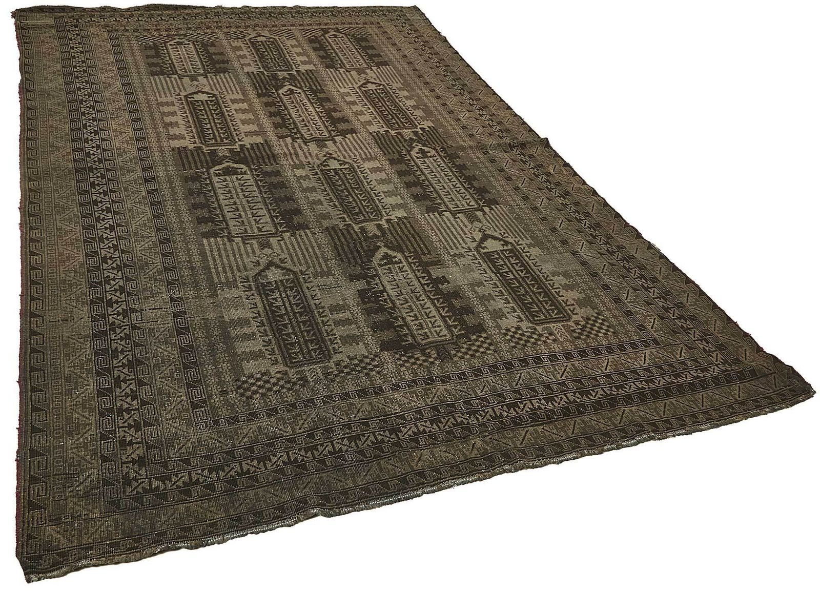 6x10 Beige Antique Afghan Mauri Rug   50135 photo furniture