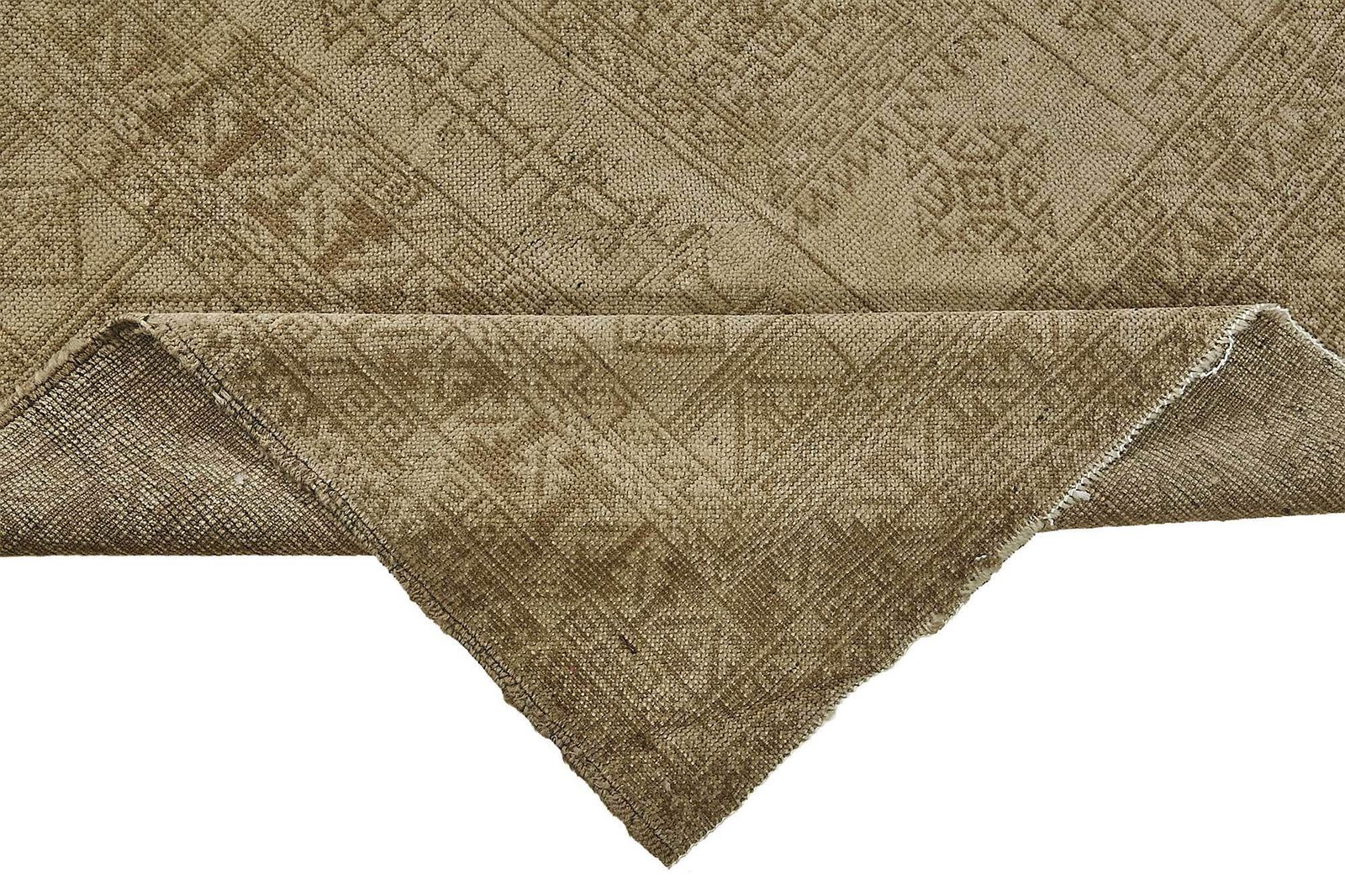 Tapis afghan Kunduz d'époque, beige, 6x9 - 50139 photo vinterior