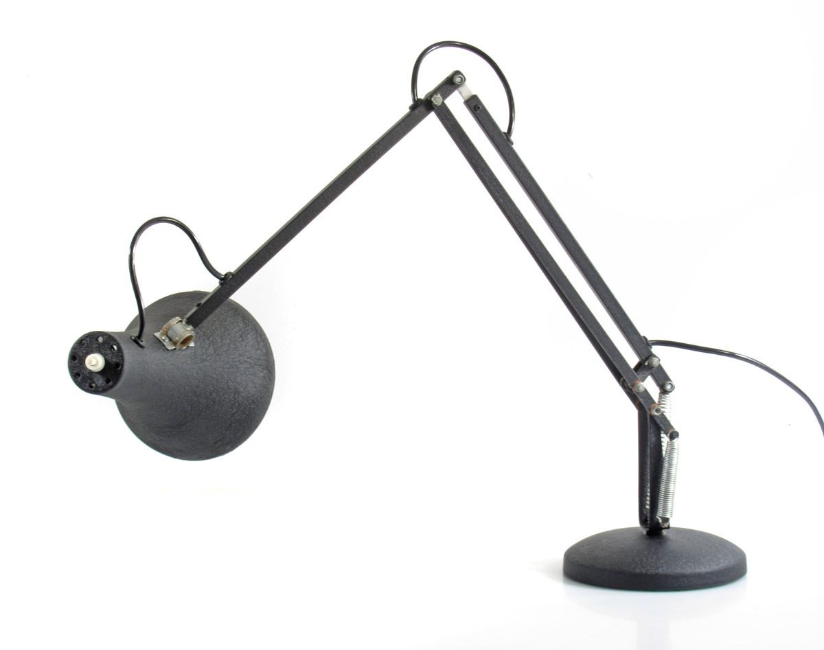 photo furniture Anglepoise Vintage Adjustable Desk Lamp – Black With Rare Textured Finish
