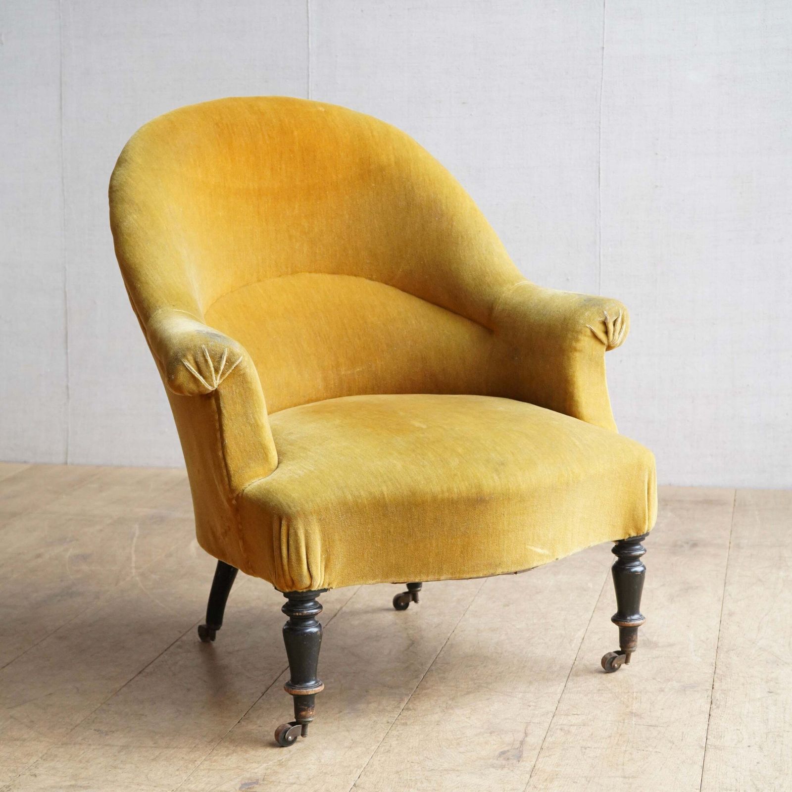 photo furniture French Mustard Tub Chair