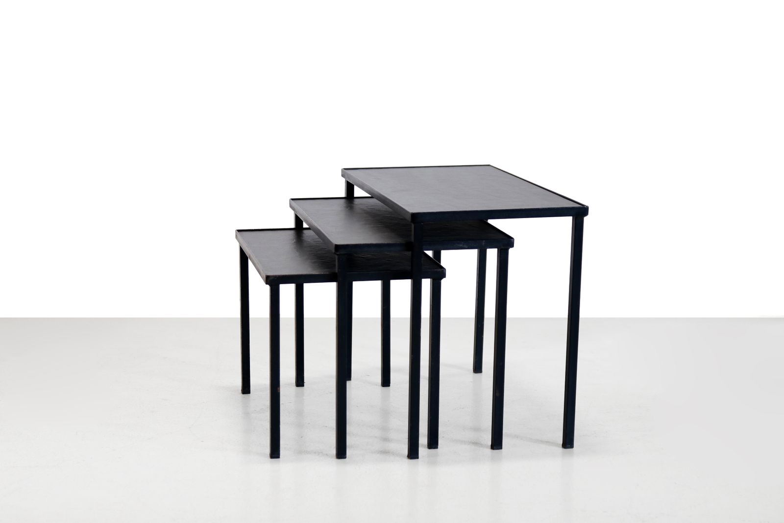 Minimalist Set Of Slate Side Tables By Artimeta, Designed By Floris Fiedeldij photo furniture