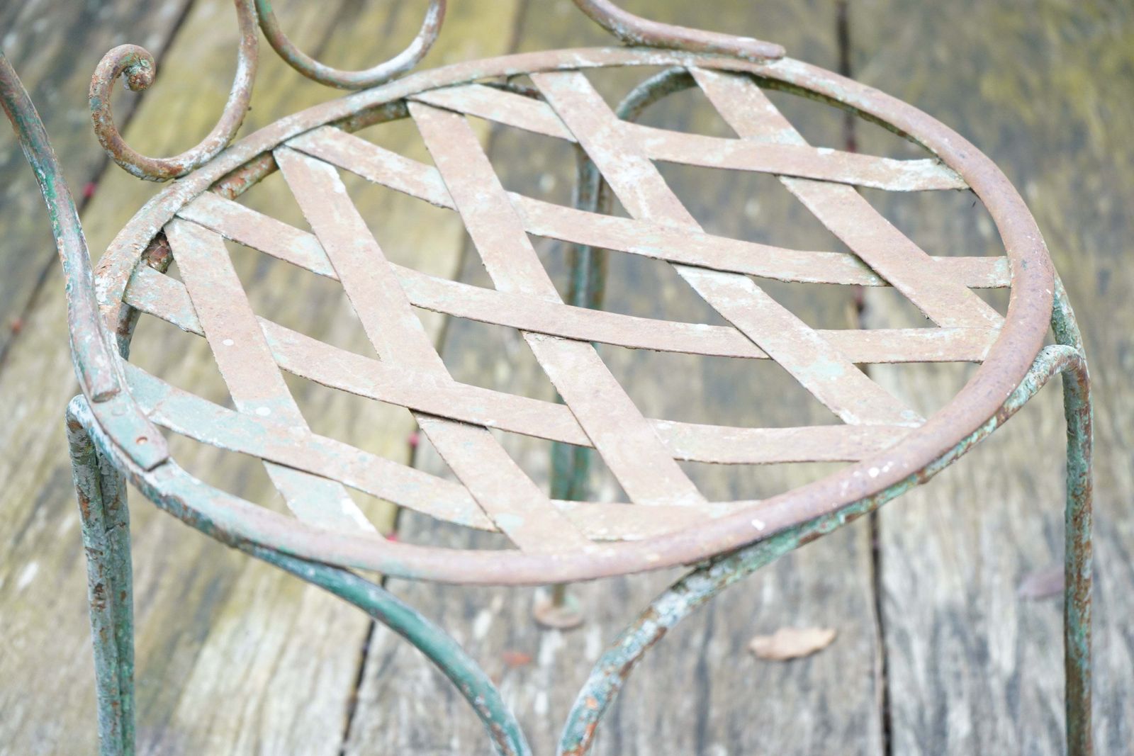 Lattice Garden Chair, 1800s photo Garden Furniture