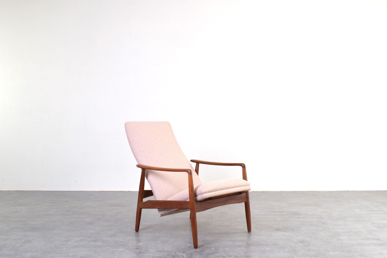 Mid Century Danish Teak Lounge Chair By Søren Ladefoged For Sl Møbler, 1960s. photo for sale