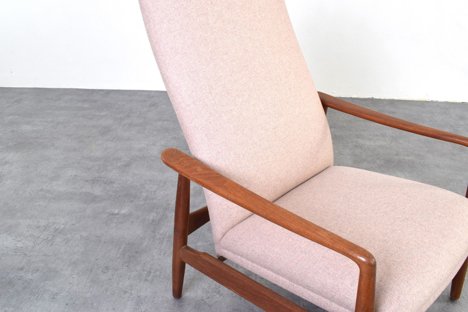 photo for sale Mid Century Danish Teak Lounge Chair By Søren Ladefoged For Sl Møbler, 1960s.