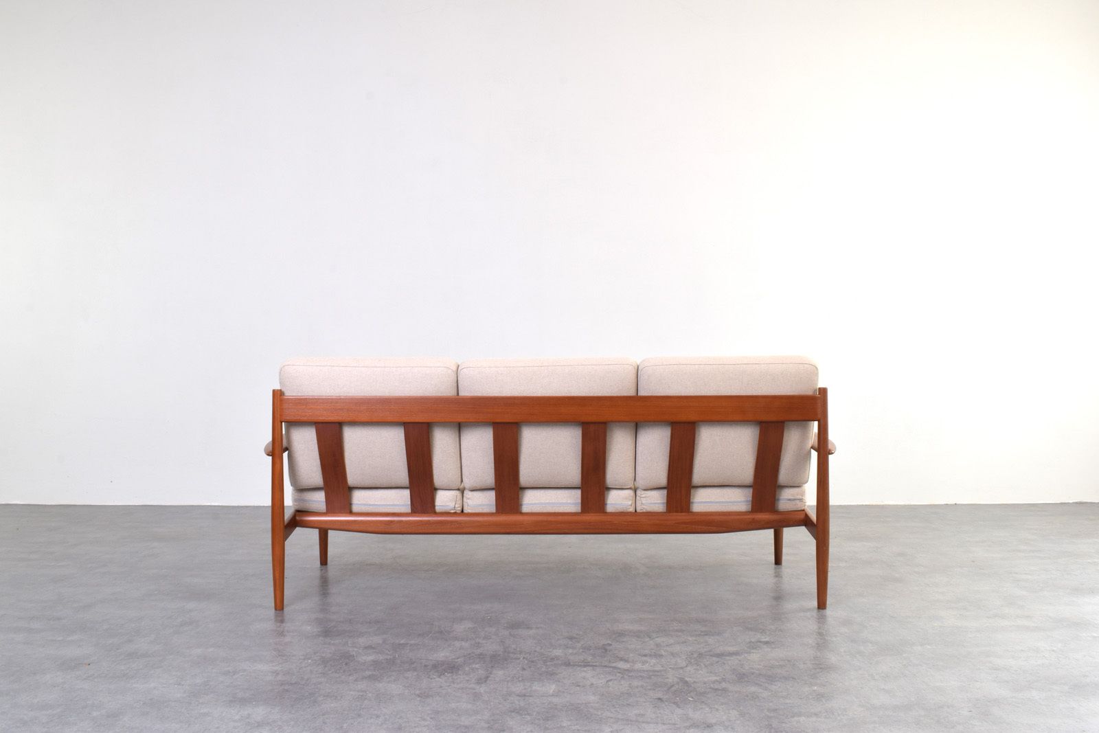 Mid Century Danish Teak & Wool Sofa By Grete Jalk For France & Søn photo buy