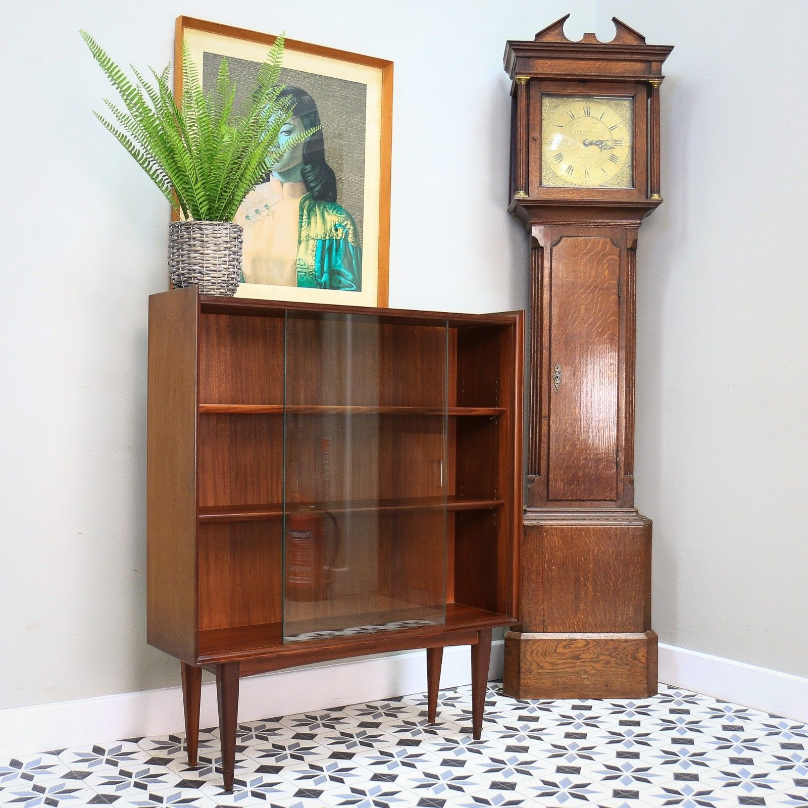 Teak Bookcase Richard Hornby For Fyne Ladye Teak Mid Century.