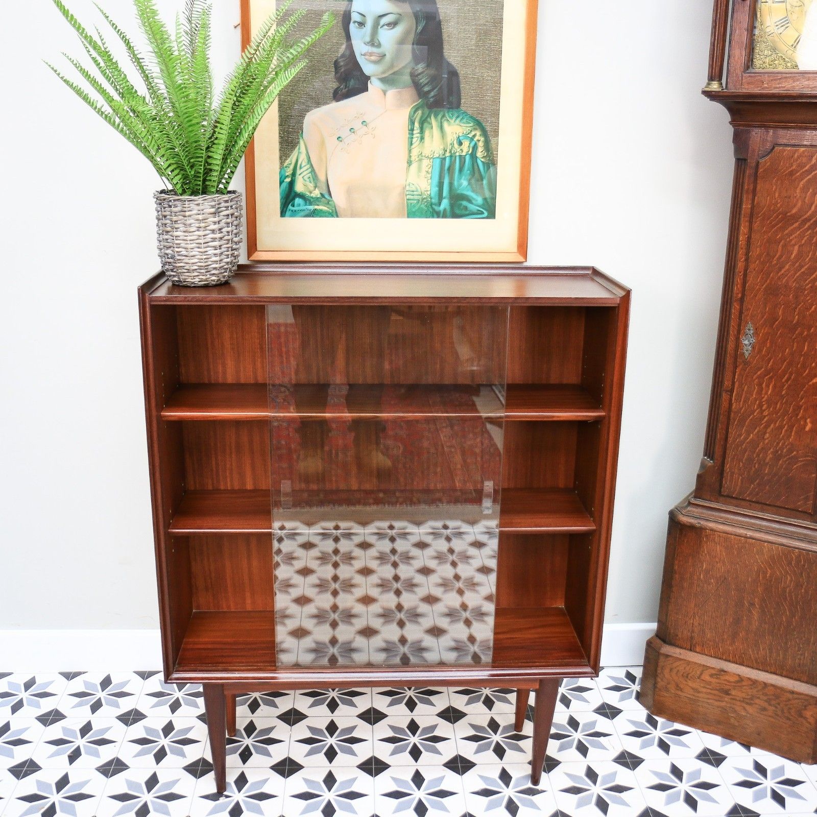 Teak Bookcase Richard Hornby For Fyne Ladye Teak Mid Century. photo 395.0