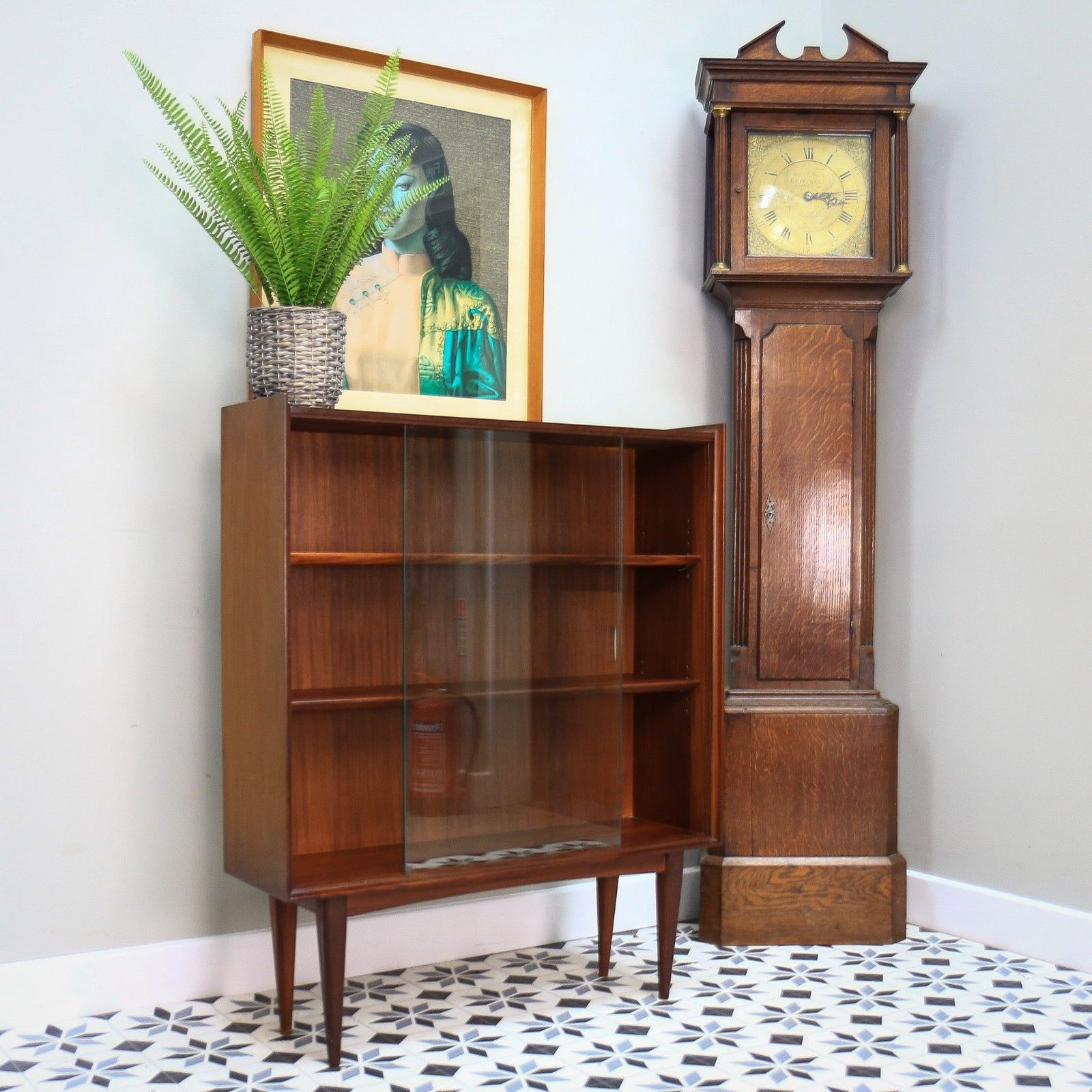 Teak Bookcase Richard Hornby For Fyne Ladye Teak Mid Century. photo vintage
