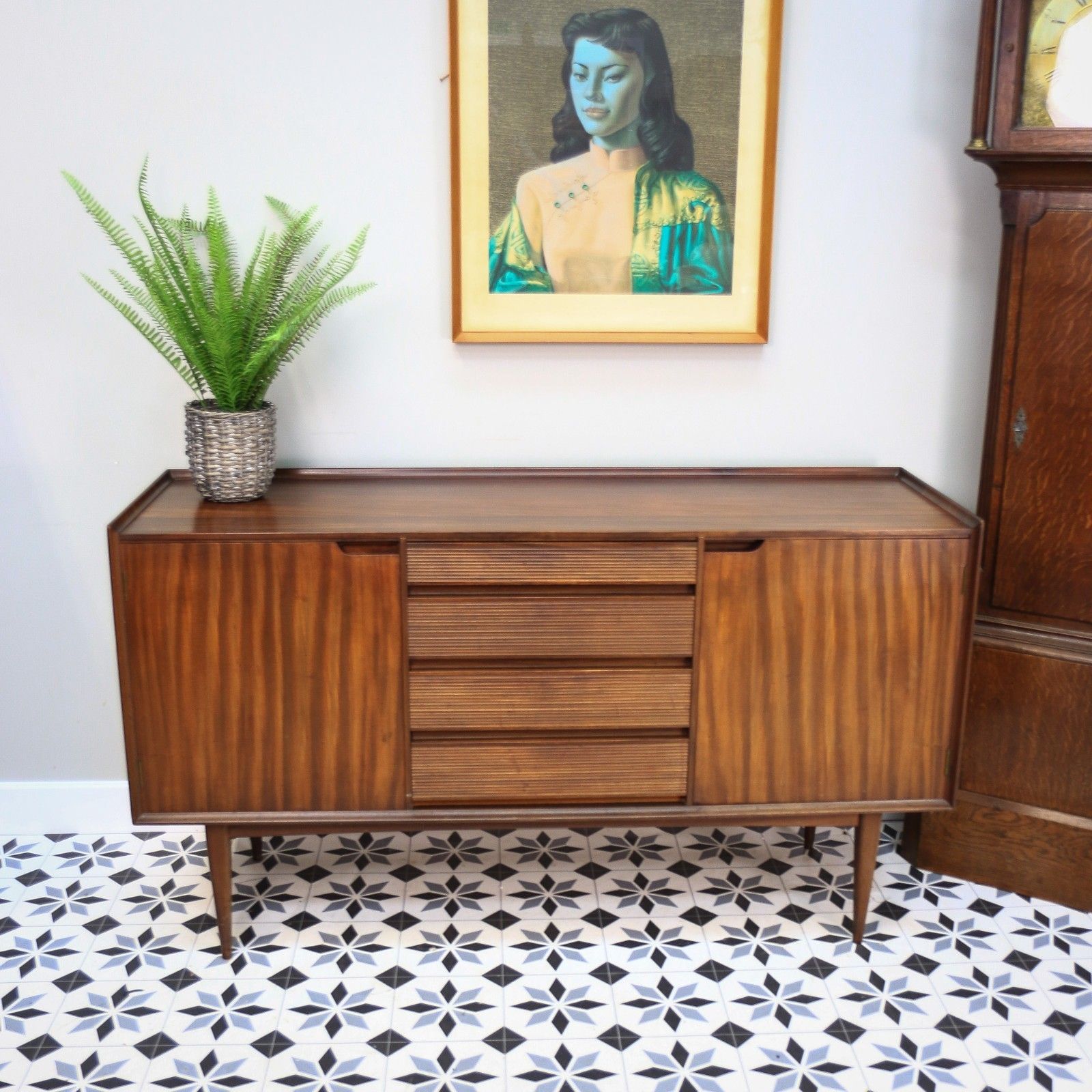 Richard Hornby For Fyne Ladye Afromosia Teak Sideboard Retro Mid Century photo 995.0