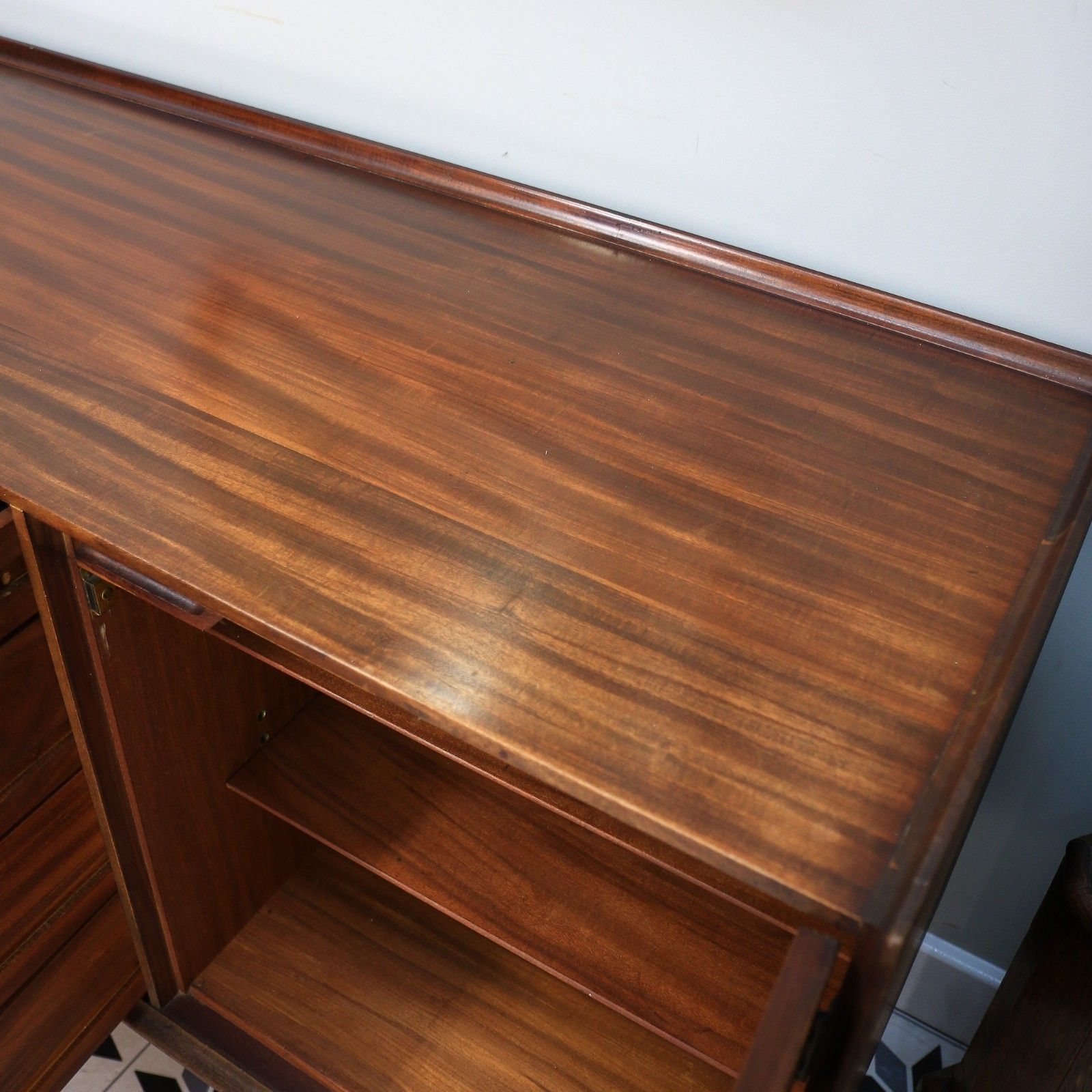 photo vintage Richard Hornby For Fyne Ladye Afromosia Teak Sideboard Retro Mid Century