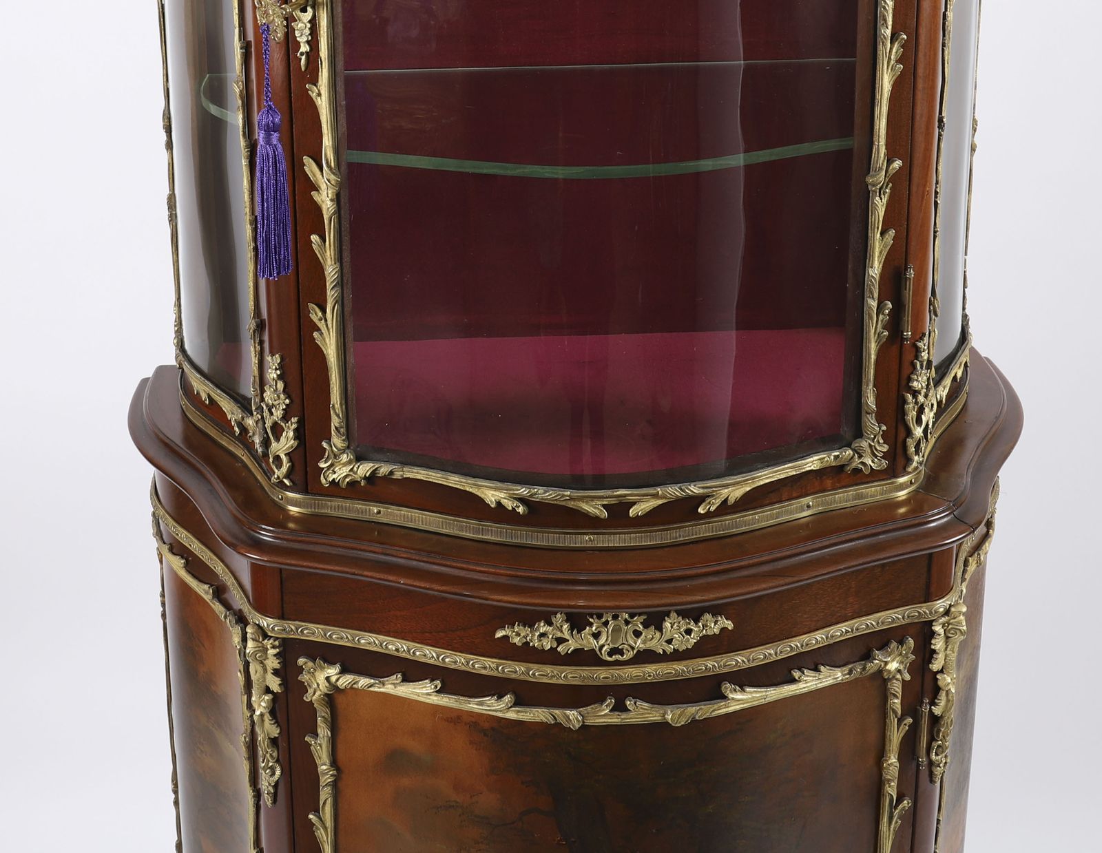 Antique French Vernis Martin Vitrine Display Cabinet C1880 19th C photo Furniture