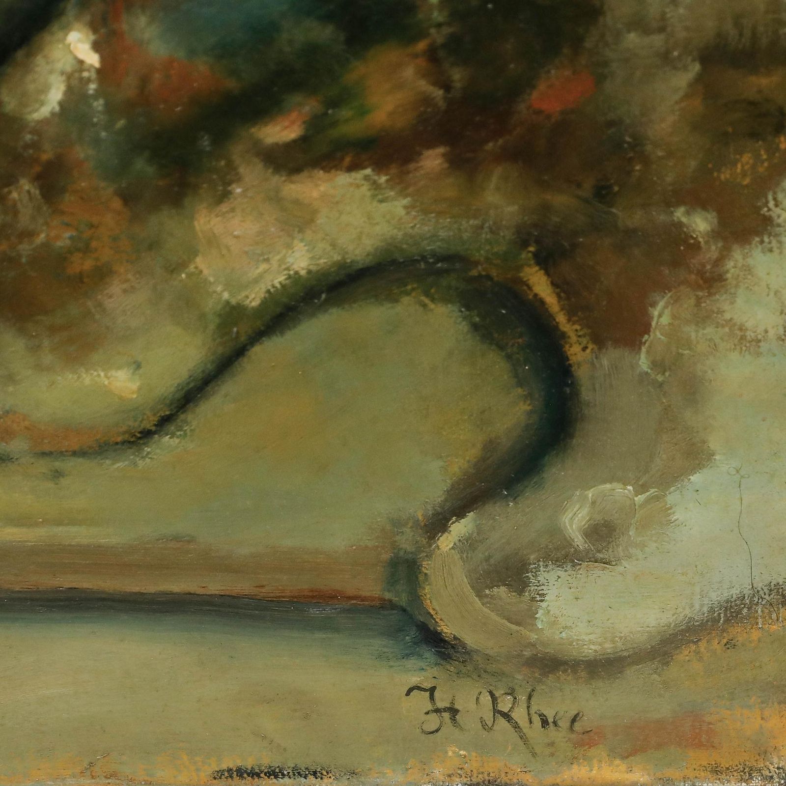 photo furniture Henk Rhee (1914 1999) 20th Century Oil, The Artist's Tools