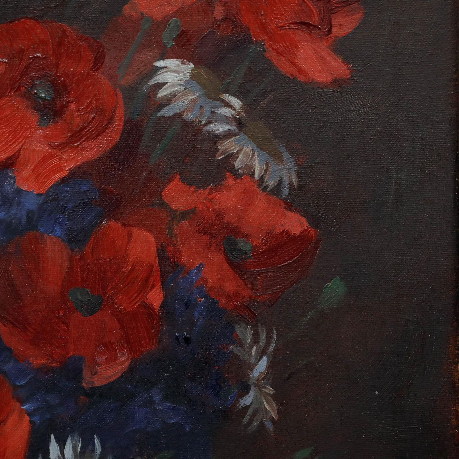 Robert Zartmann (1874 1954) Mid 20th Century Oil, Poppies And Daisies photo 550.0