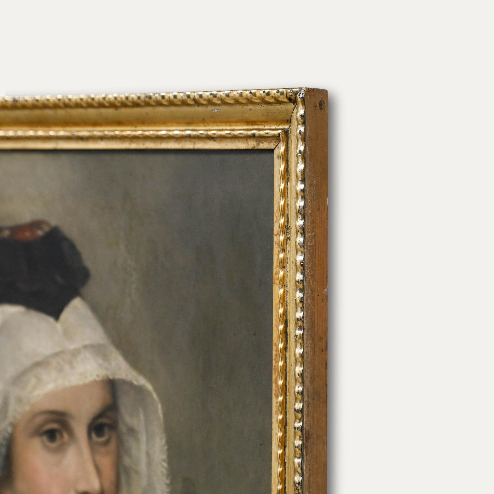 Mid 19th Century Oil Lady In A Dutch Bonnet photo buy