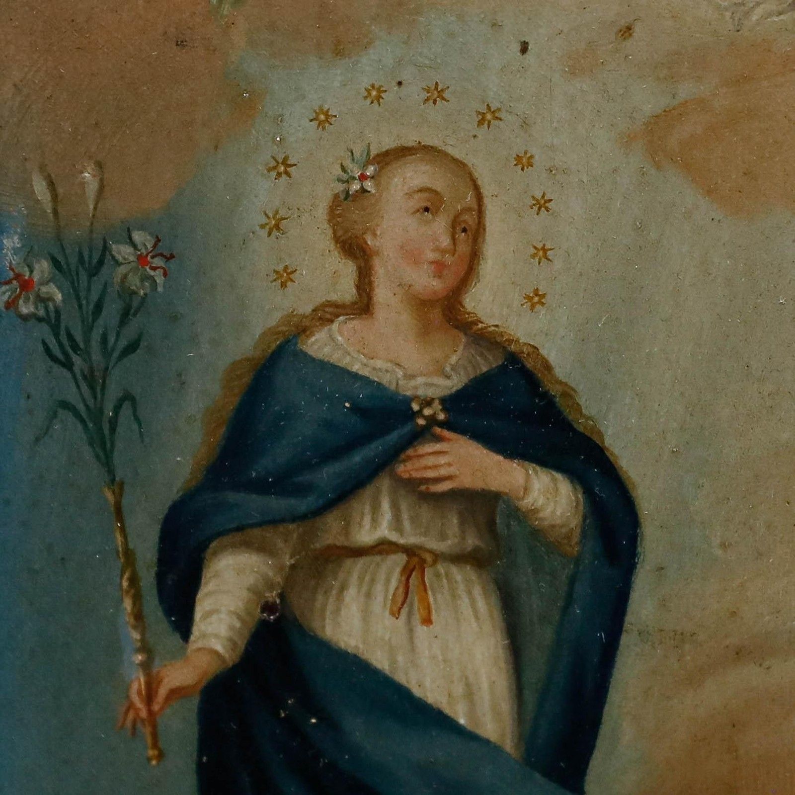 photo furniture 18th Century Oil The Holy Family