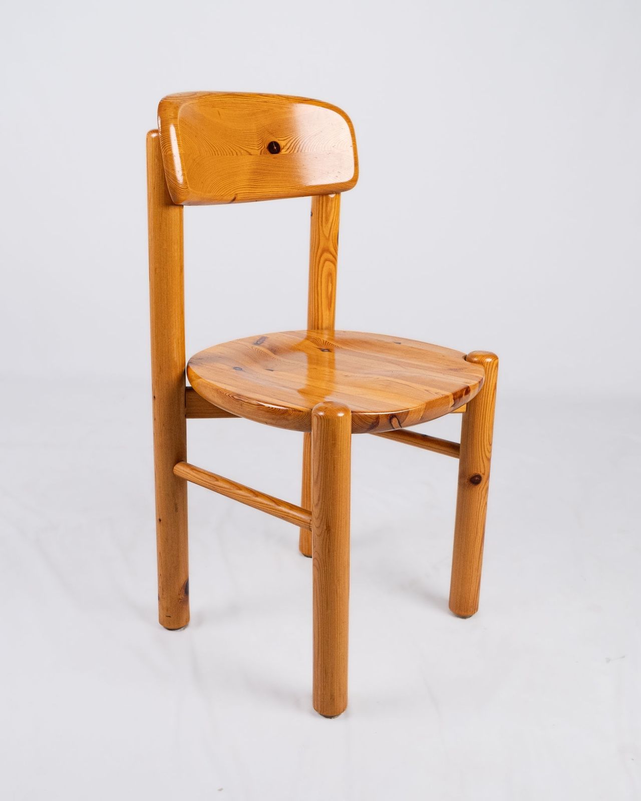 Set Of 4 Pine Chairs By Rainer Daumiller, Denmark, 1970s photo vinterior