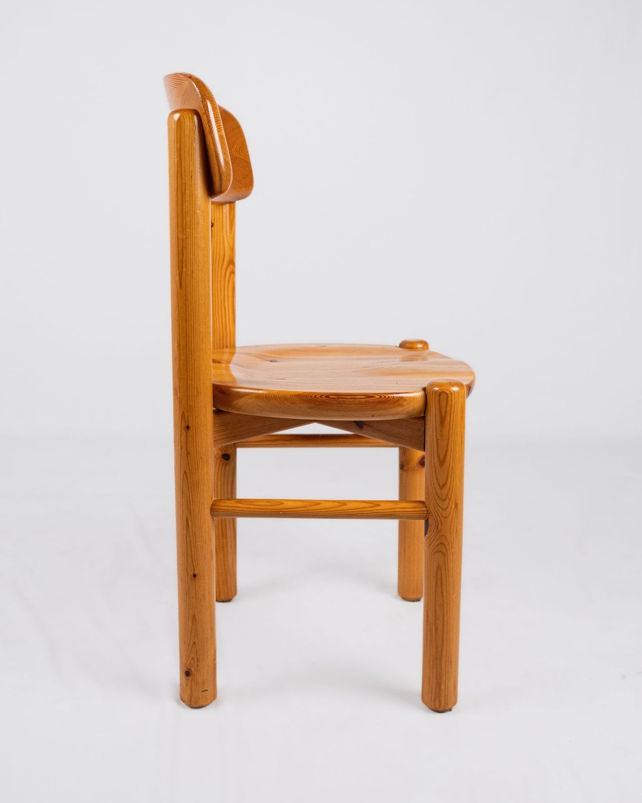 Set Of 4 Pine Chairs By Rainer Daumiller, Denmark, 1970s photo vintage