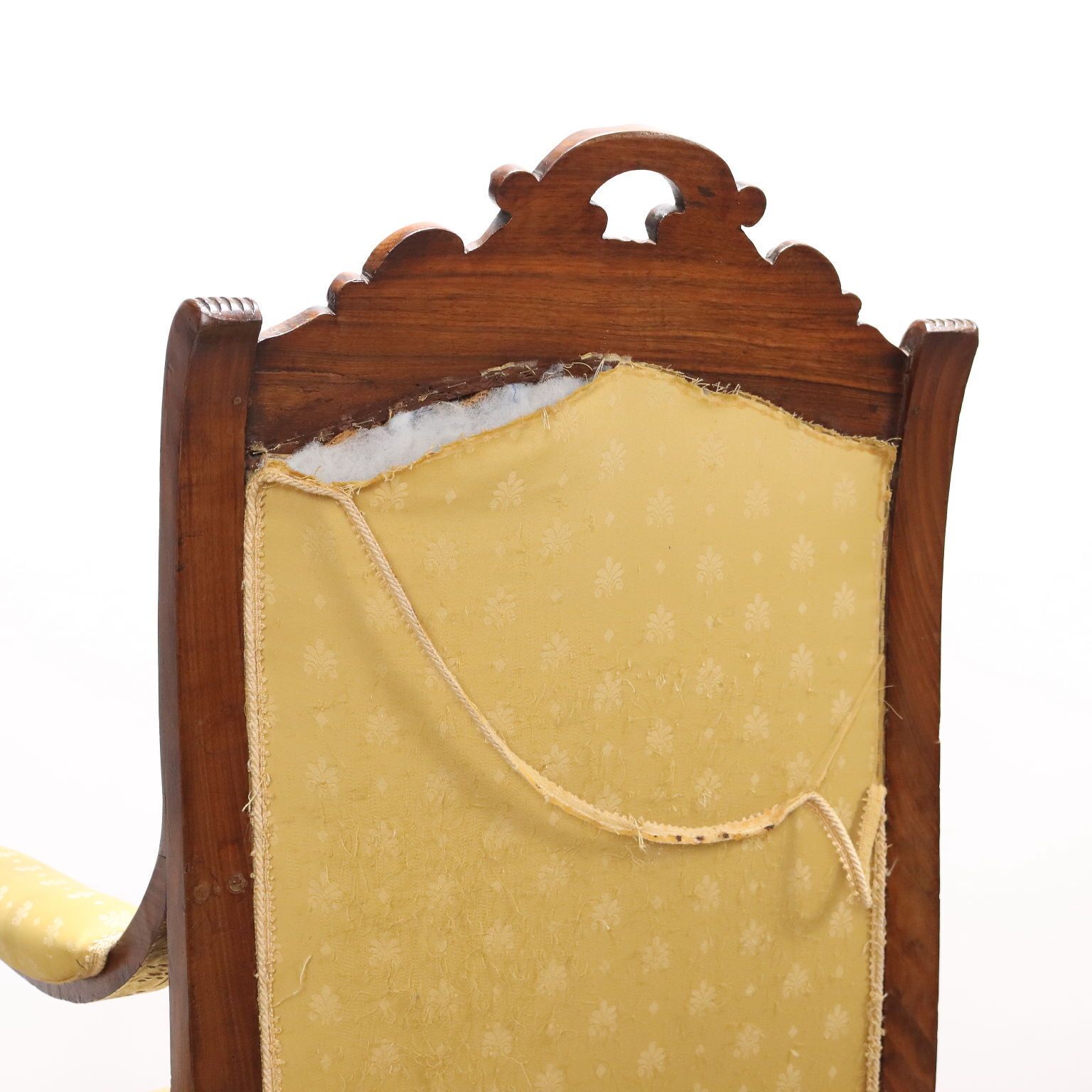 photo for sale Fauteuils d'époque Louis-Philippe en noyer, Italie, XIXe siècle
