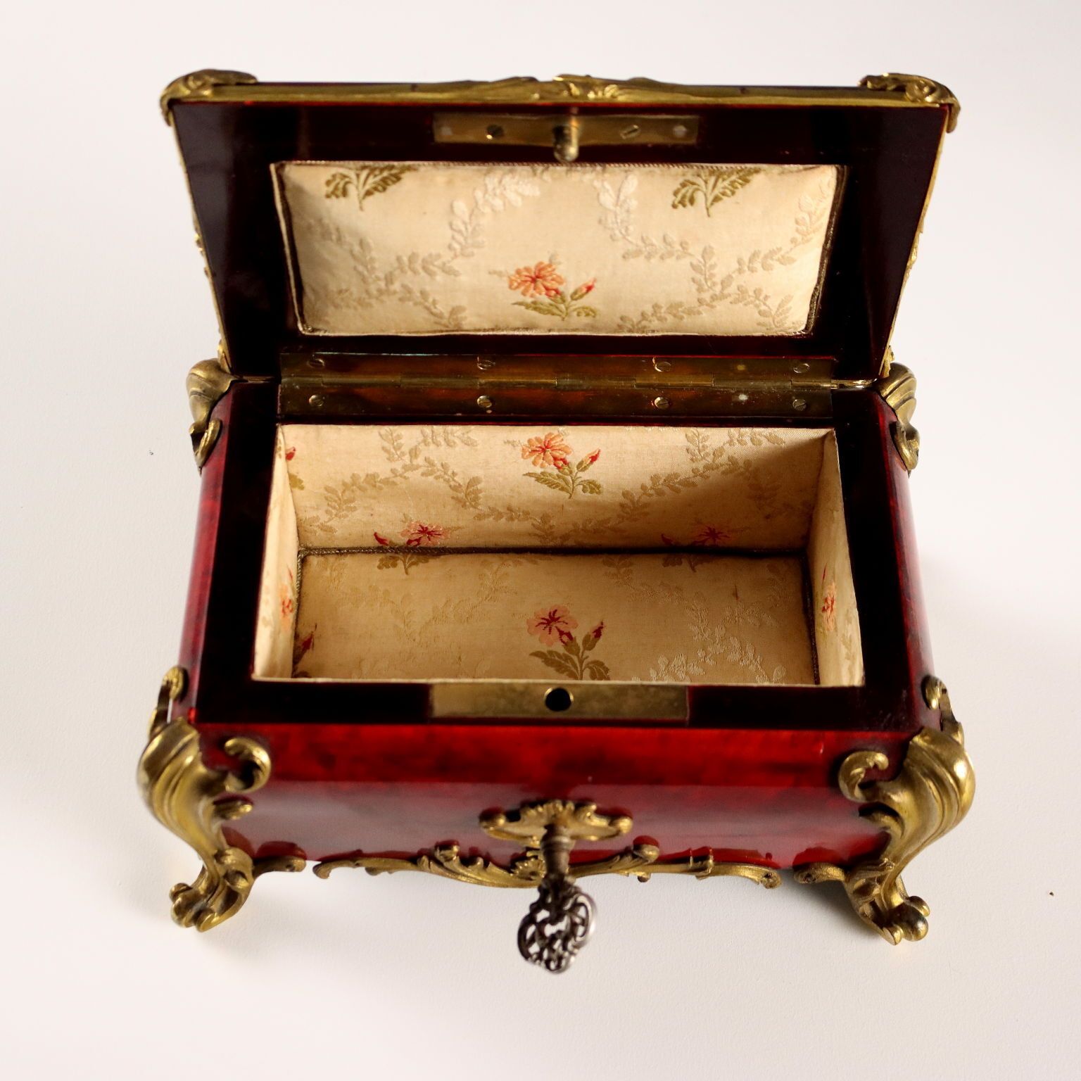 Antique Jewelry Casket Napoleon III France XIX XX Century photo for sale