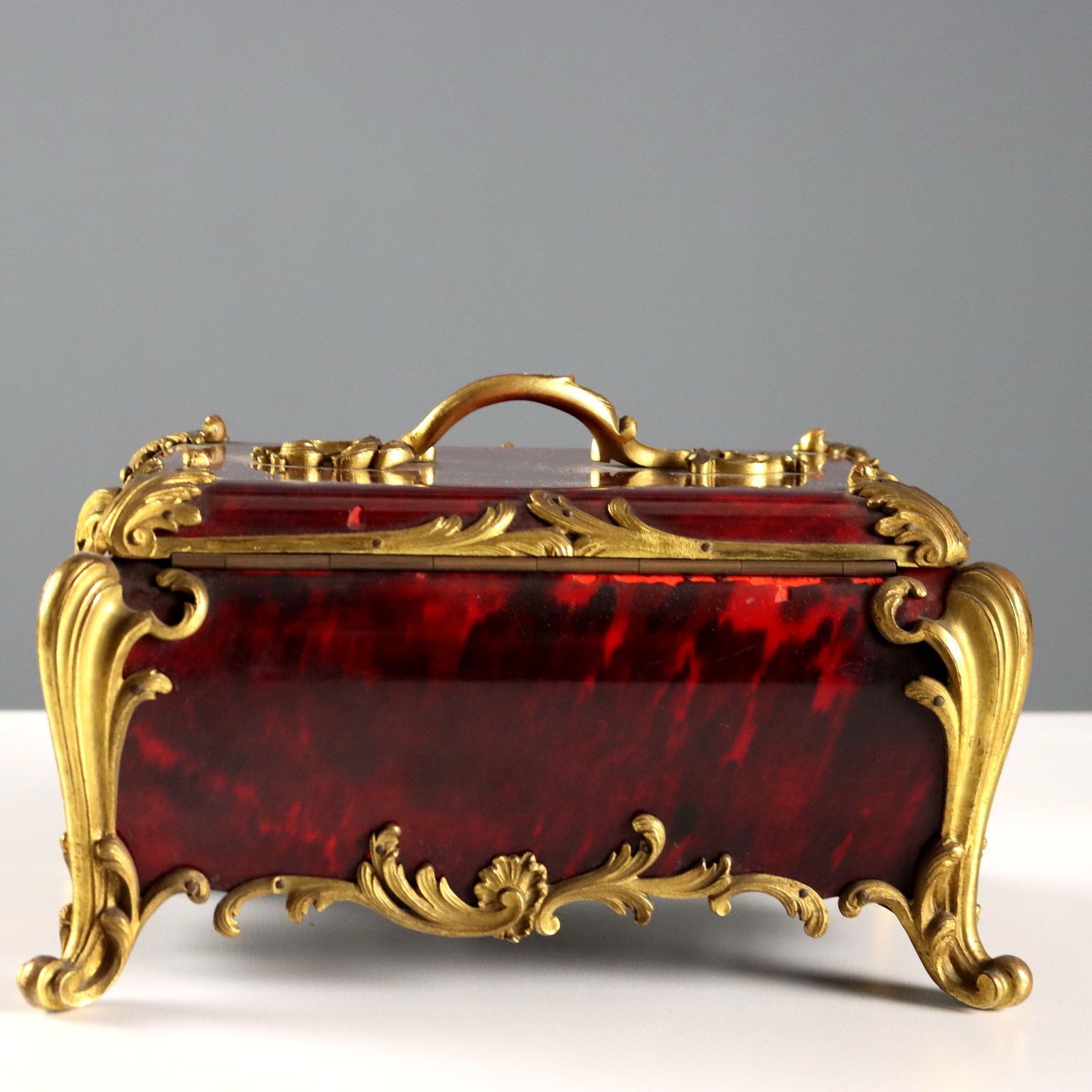Antique Jewelry Casket Napoleon III France XIX XX Century photo vintage