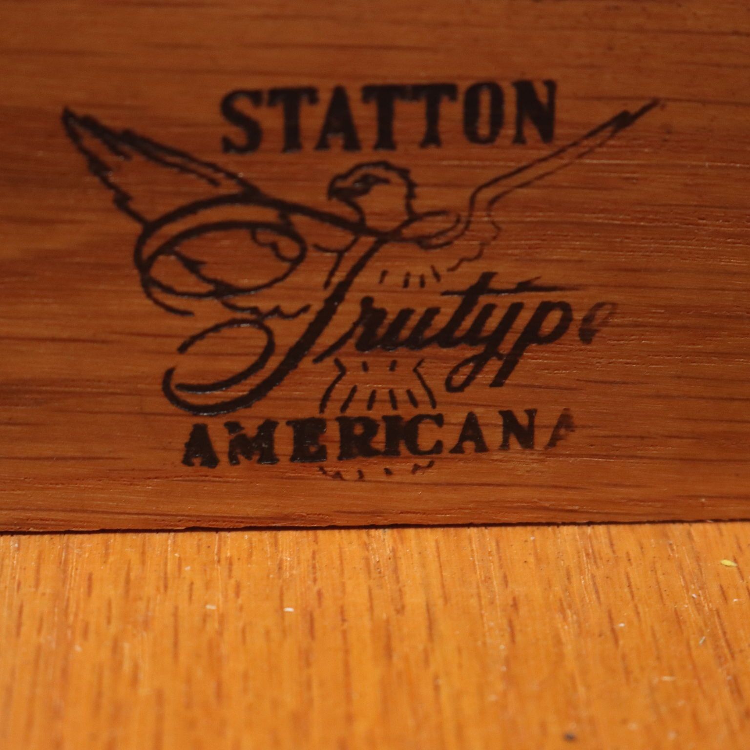 photo furniture Antique Bedside Tables Statton Trutype Americana XX Century