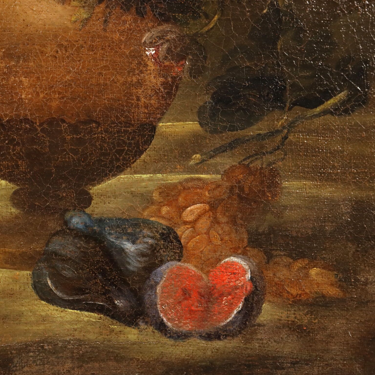 Peinture d'époque, nature morte aux fleurs, huile sur toile, XVIIIe siècle photo vinterior