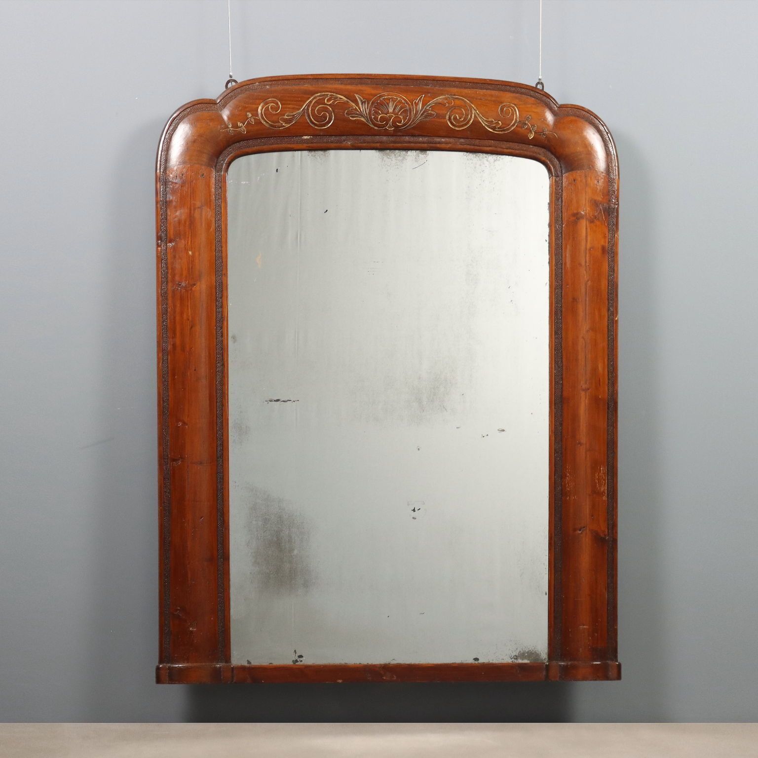 Miroir de table en peuplier et sapin