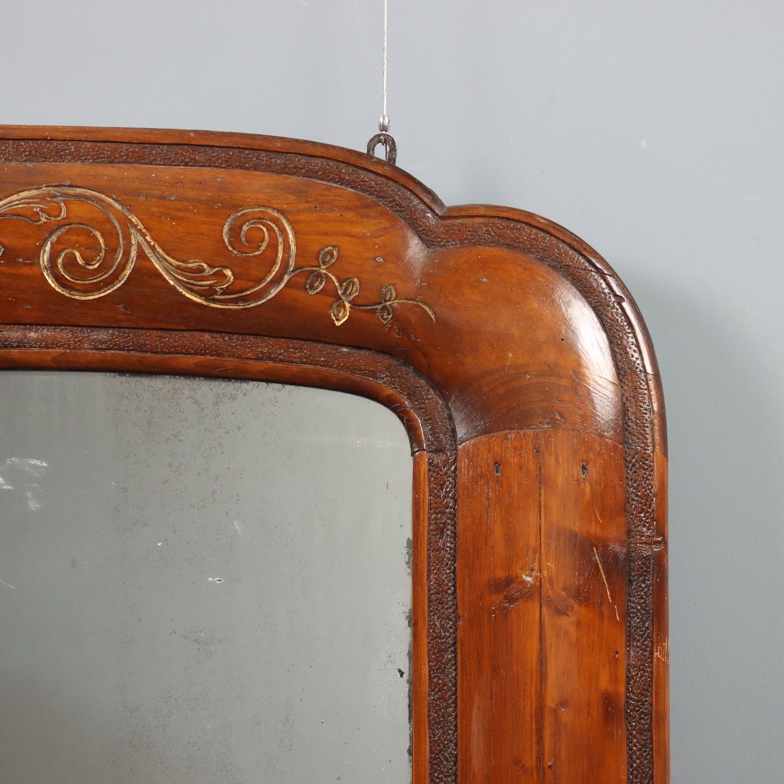 Miroir de table en peuplier et sapin photo 850.0