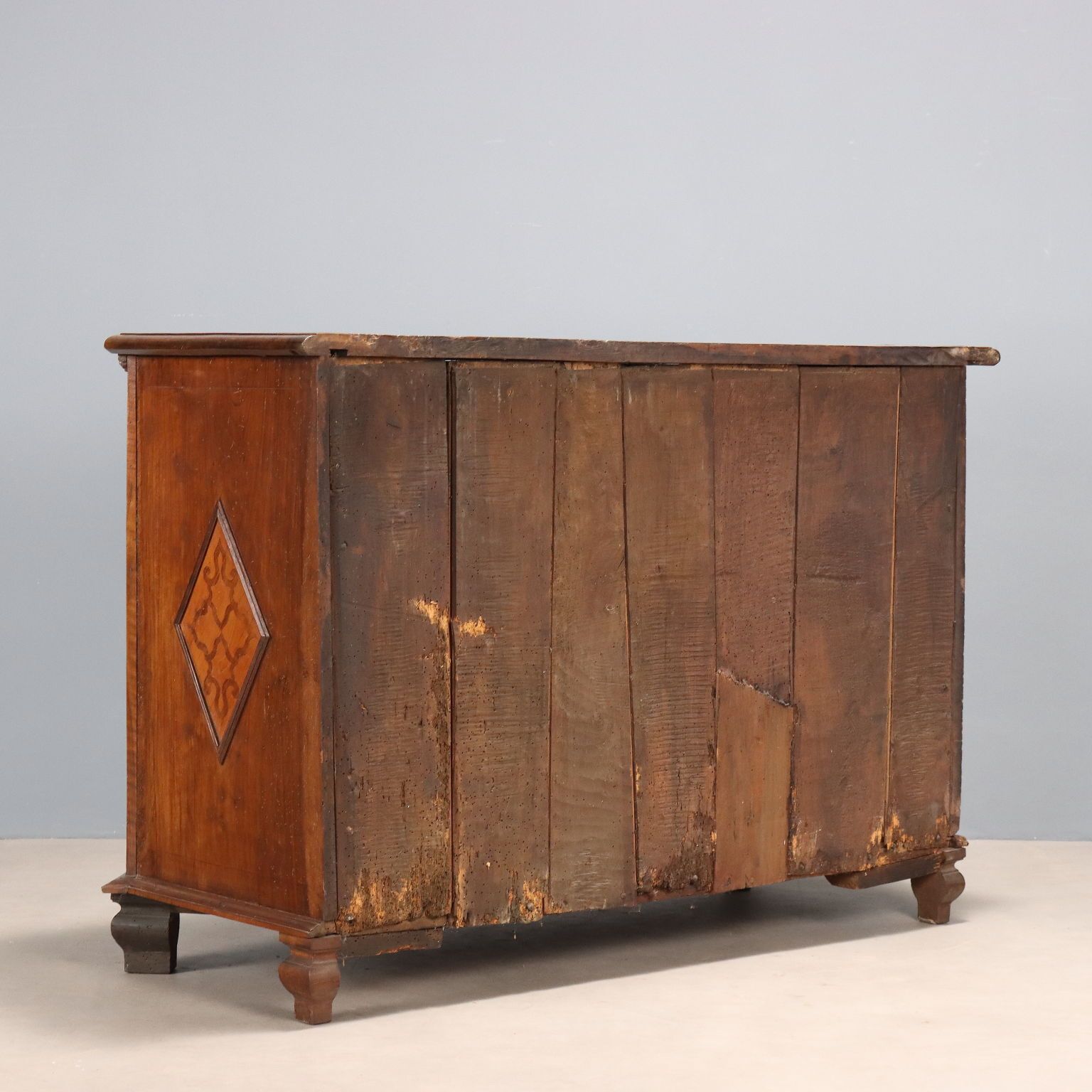 photo vinterior Chest Of Drawers Baroque Walnut 4 Drawers XVIII Century