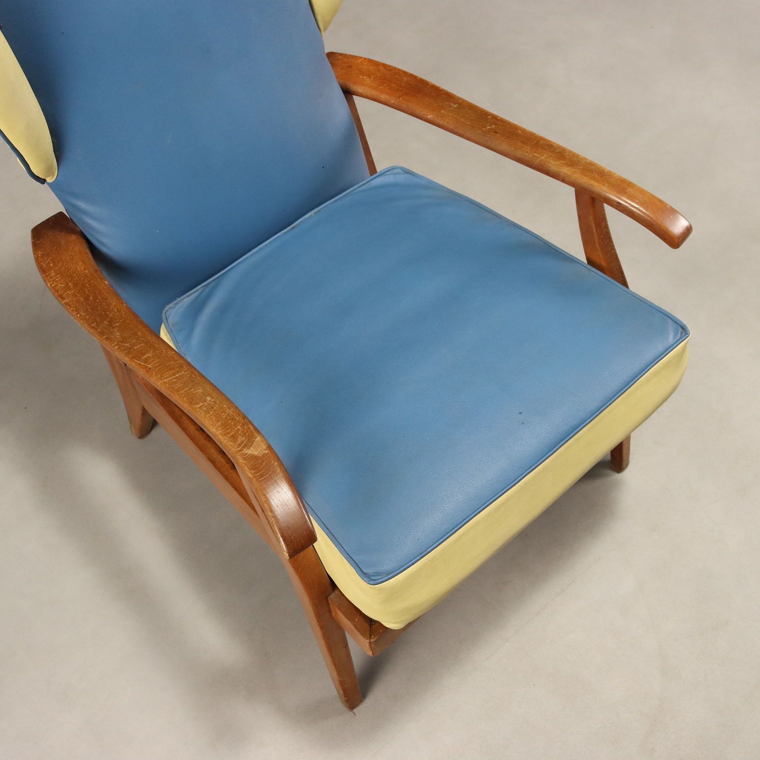 photo for sale Vintage Reclining Chair Camerani Camea Design R. Franchi Italy 1950s