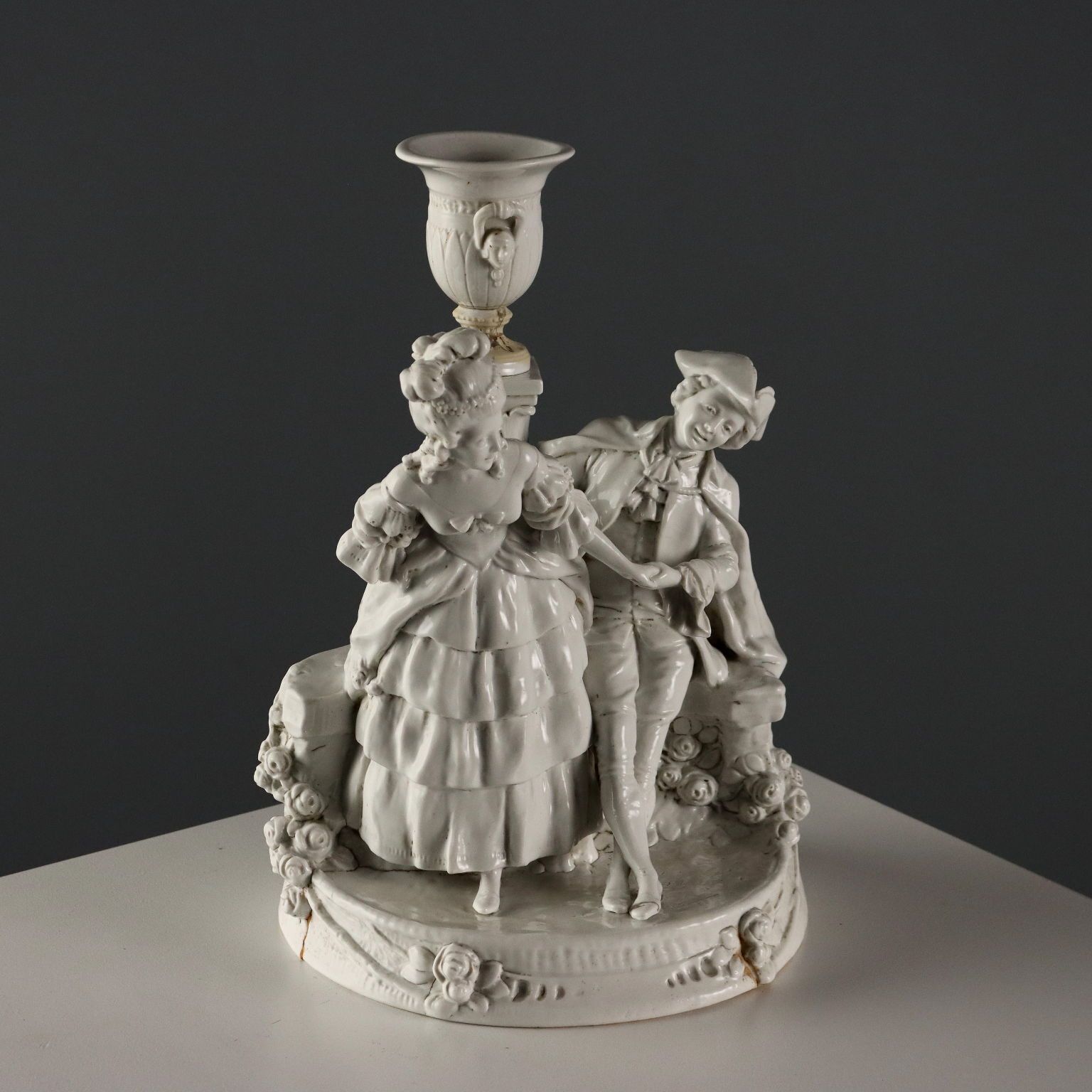 Antique Figurine Capodimonte's Porcelain XIX Century