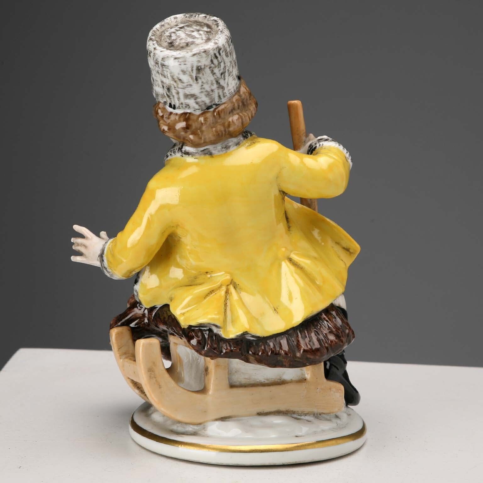 Antique Figurine Rudolstadt Porcelain Germany Late XIX Century photo 190.0