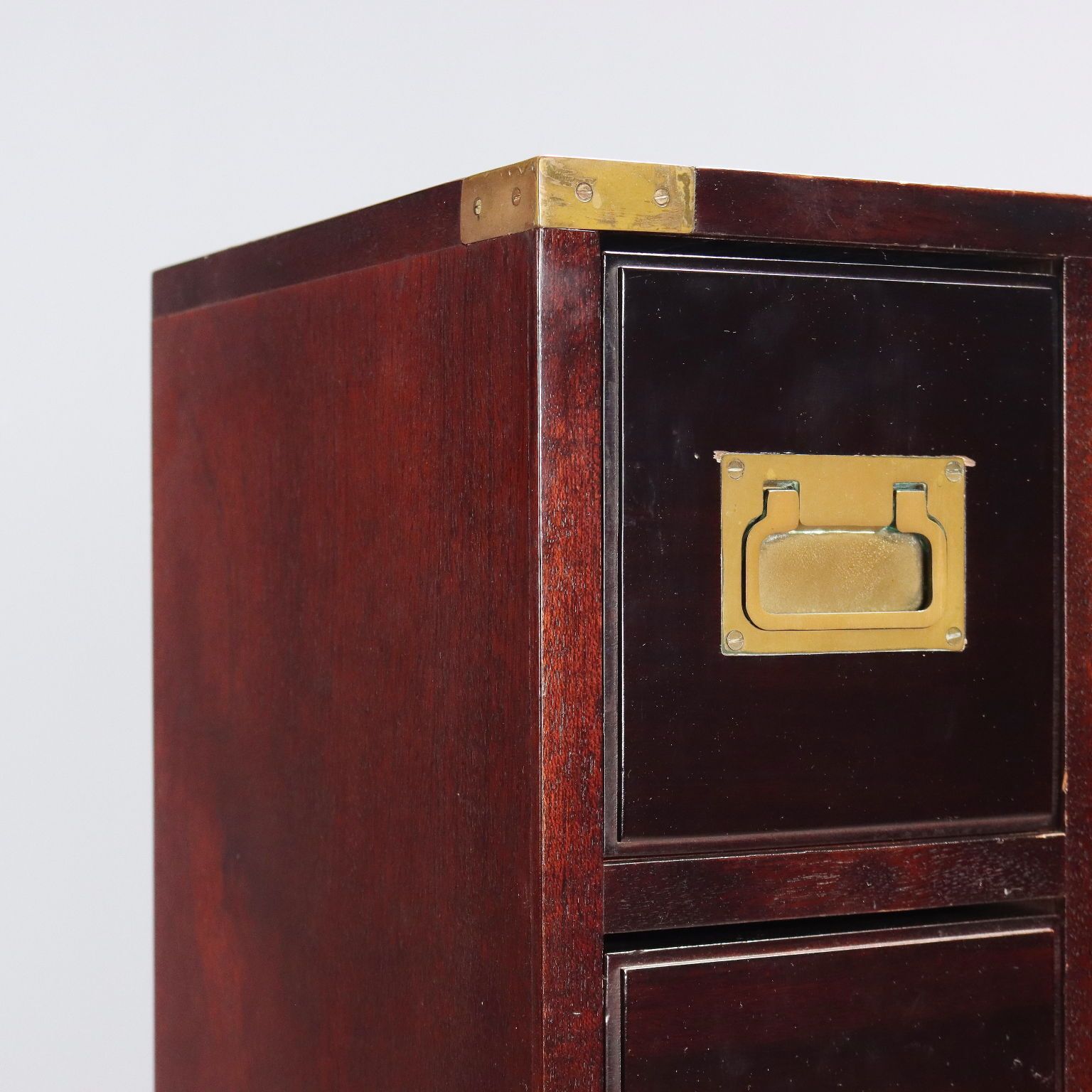 Antique Cupboard Navy Style Mahogany Veneer 2 Drawers XX Century photo buy