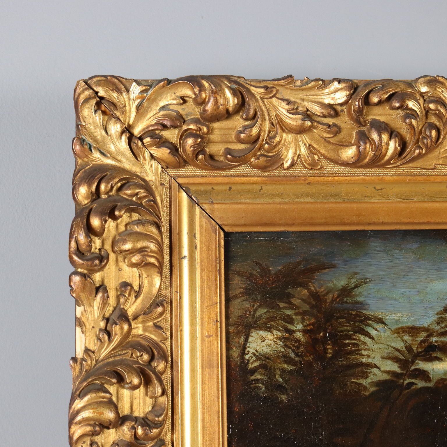 photo furniture Tableau d'époque, Allégorie de la Charité, disciple de Carlo Cignani, XVIIe siècle
